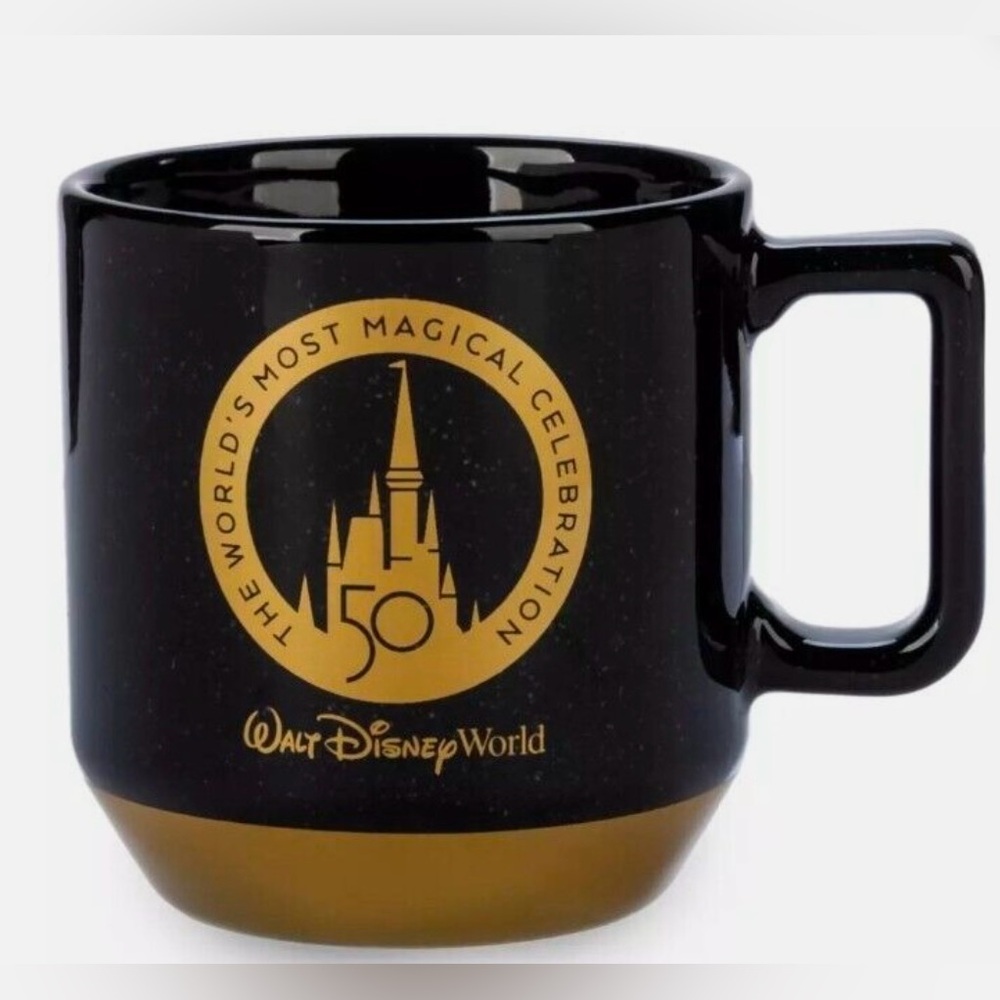 Walt Disney World 50th Anniversary Black Mug